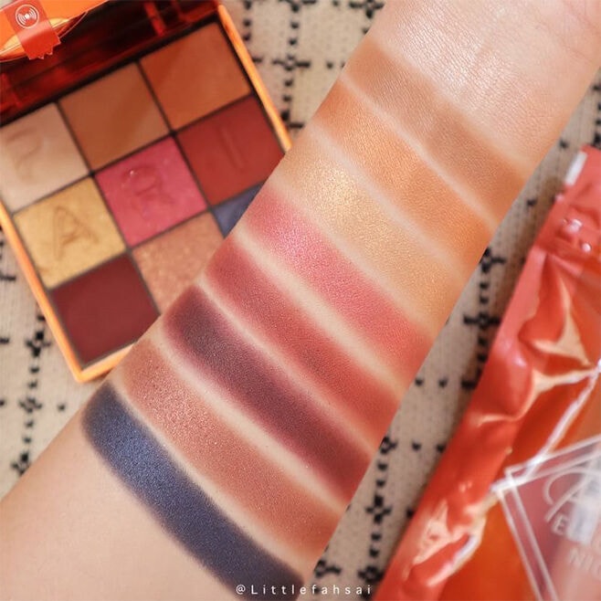 อายแชโดว์ ลอรีอัล ปารีส อิเลคทริค ไนท์ สโนว์โกล 9 สีติดทน